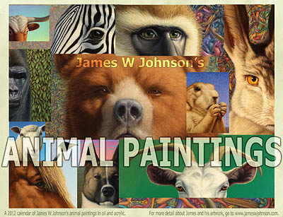 2012 Animal Paintings Calendar