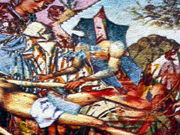 oil on digital print