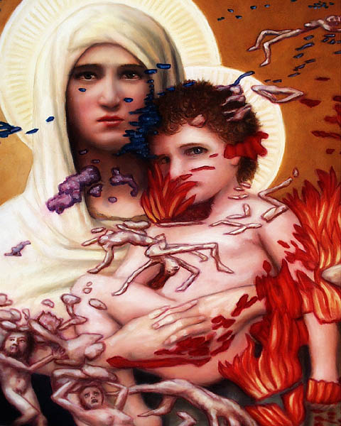 Madonna. Child and Hell