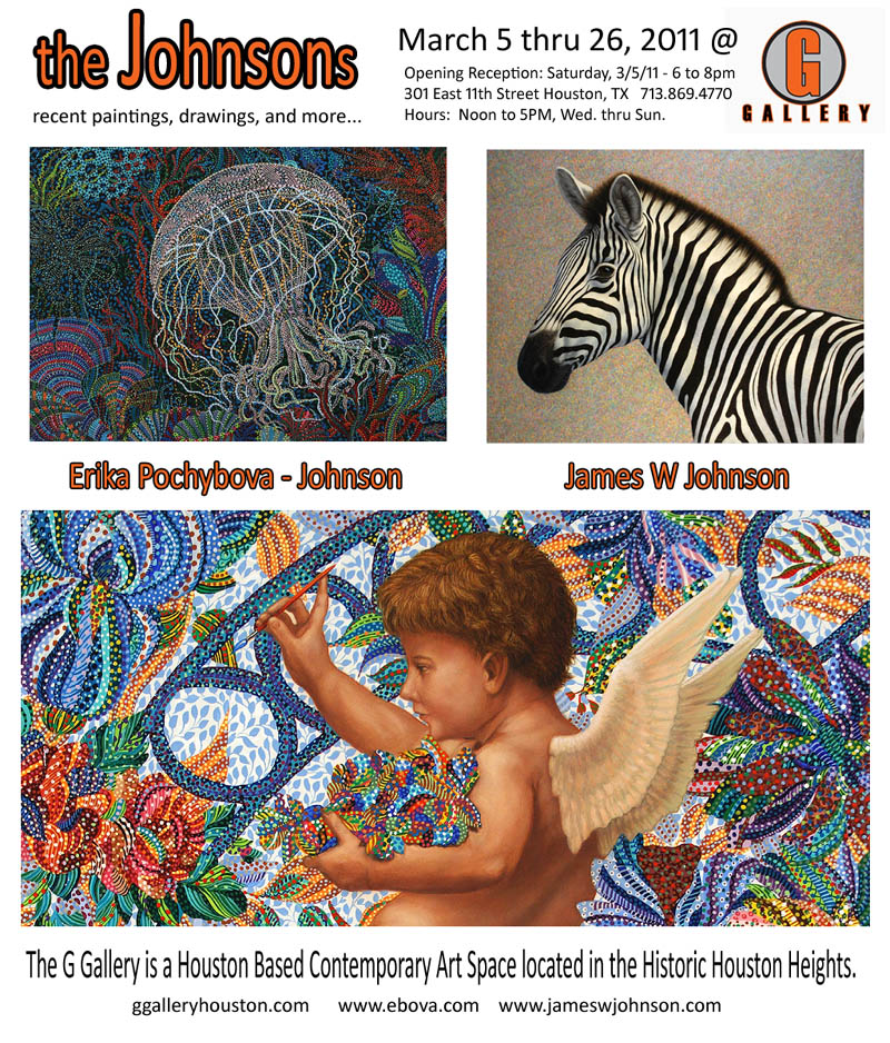 the Johnsons at G Gallery in Houston