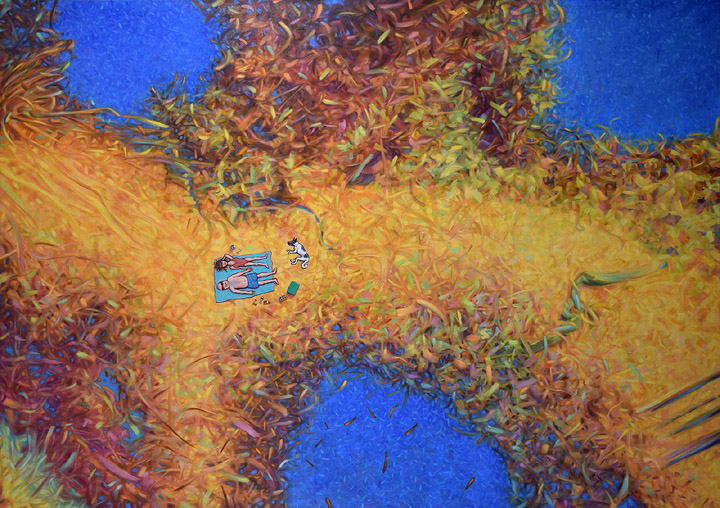 Vacationing on a Painting