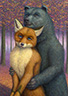 Fox and Bear Couple